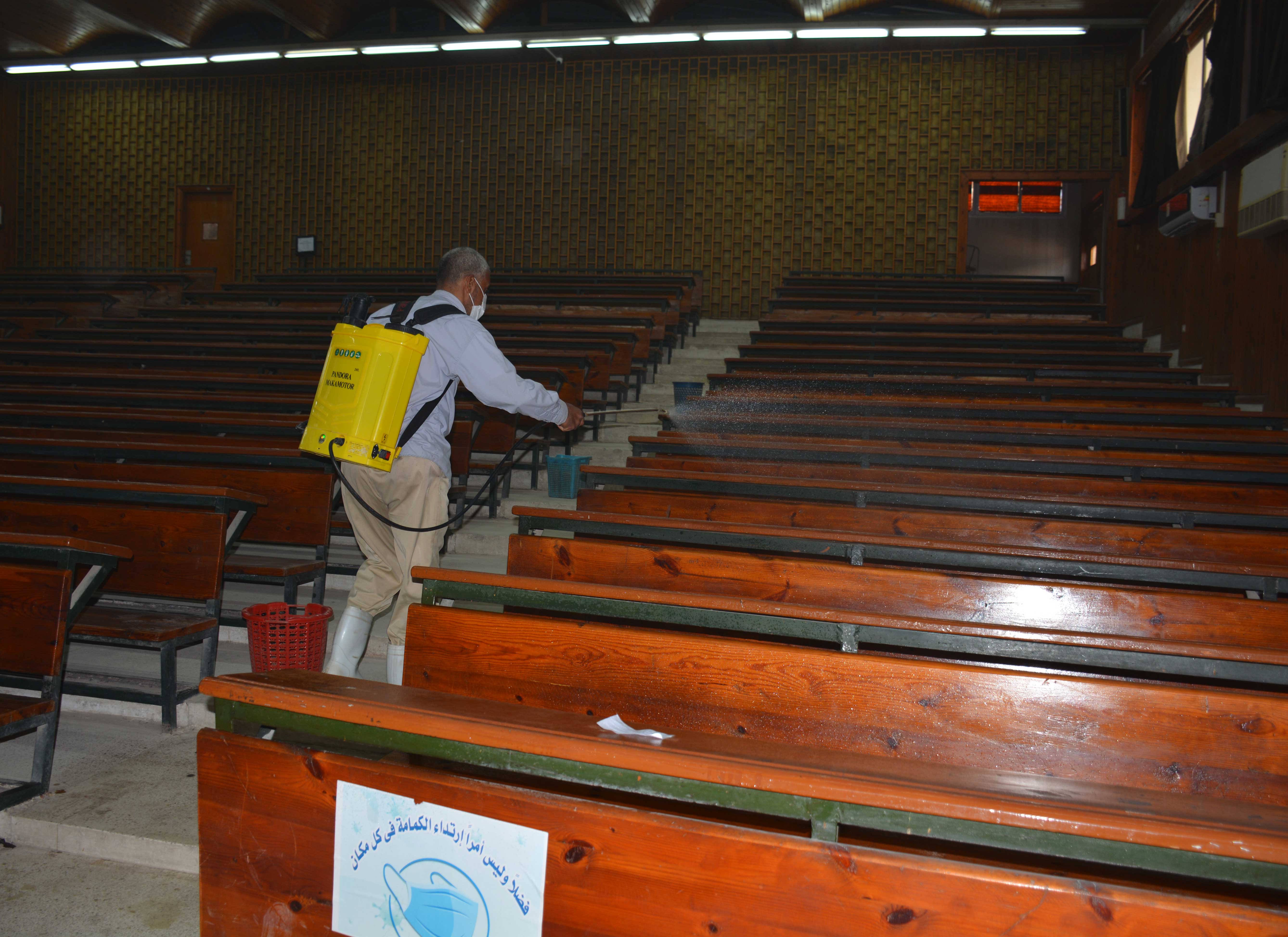 إستعدادات كلية الصيدلة تزامناً مع بدء العام الجامعى 2021-2022م