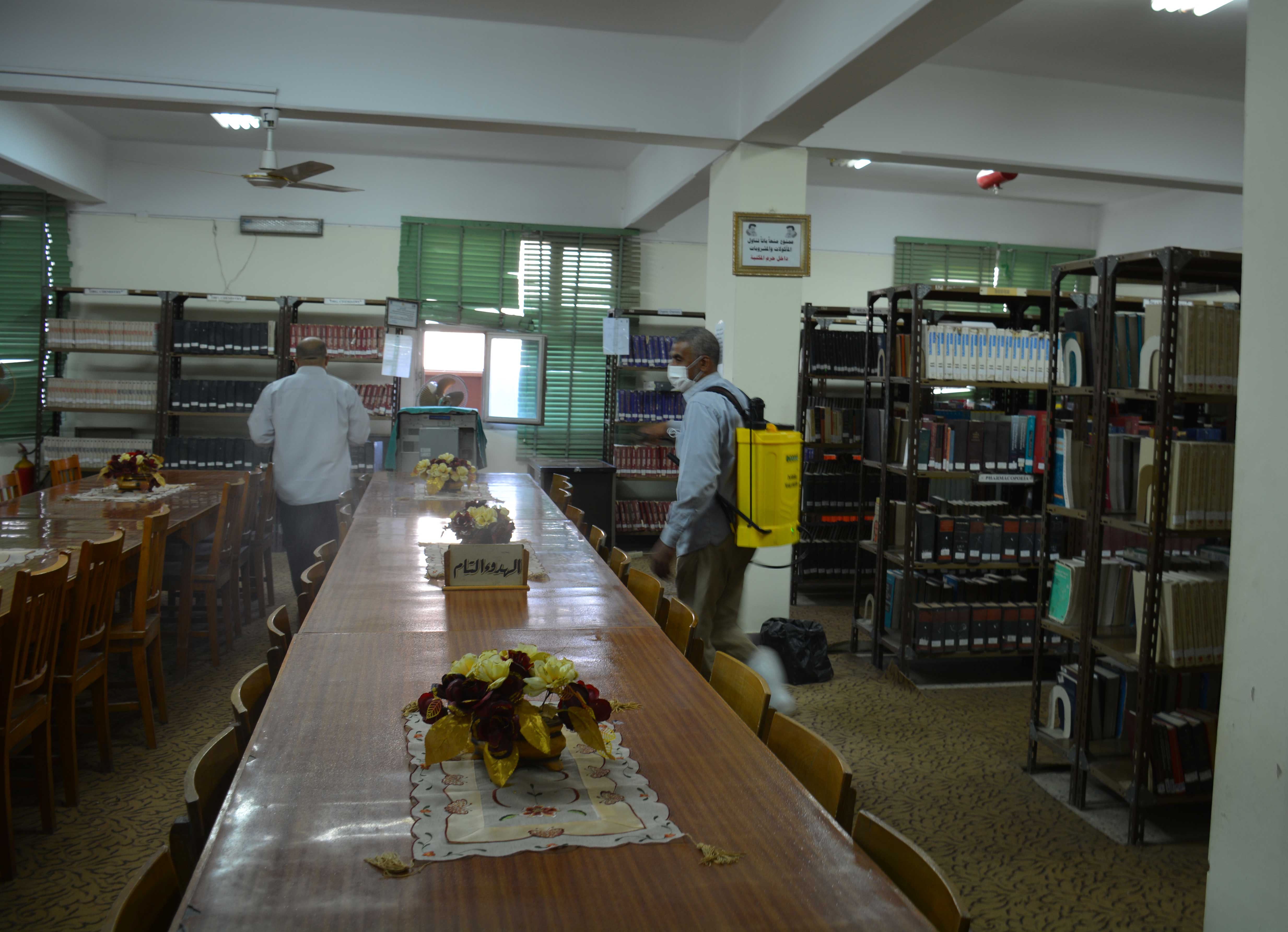 إستعدادات كلية الصيدلة تزامناً مع بدء العام الجامعى 2021-2022م