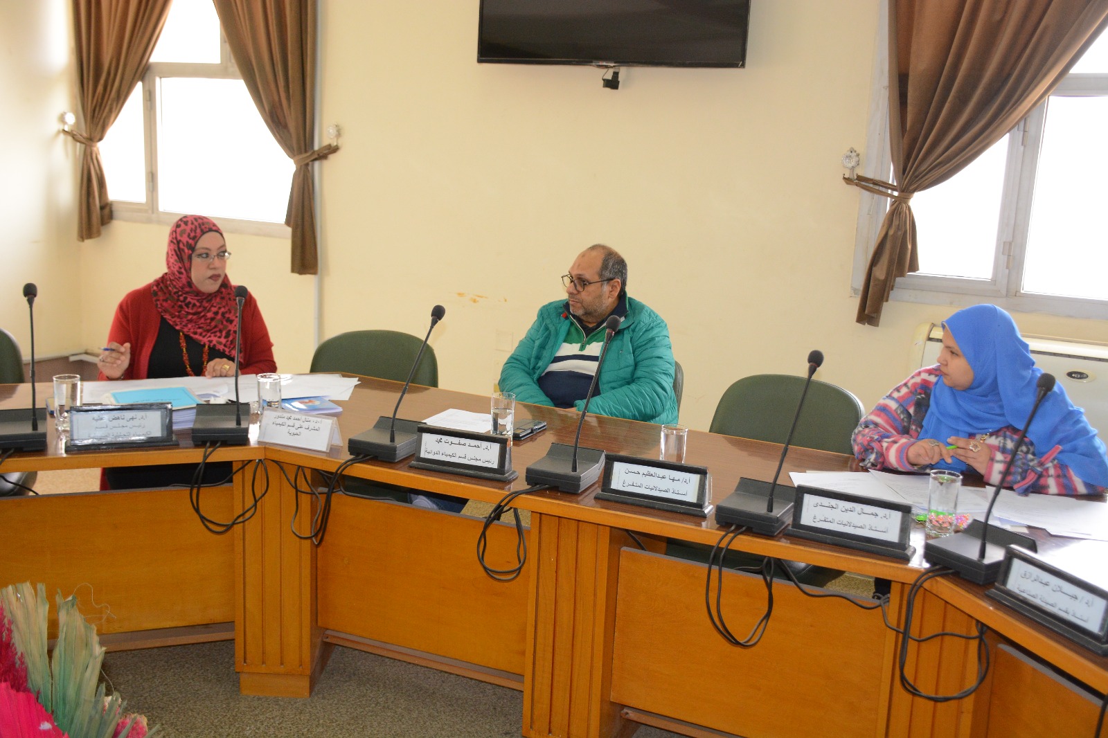 إجتماع مجلس إدارة  وحدة التدريب الإجبارى ( الإمتياز )  للصيادلة 