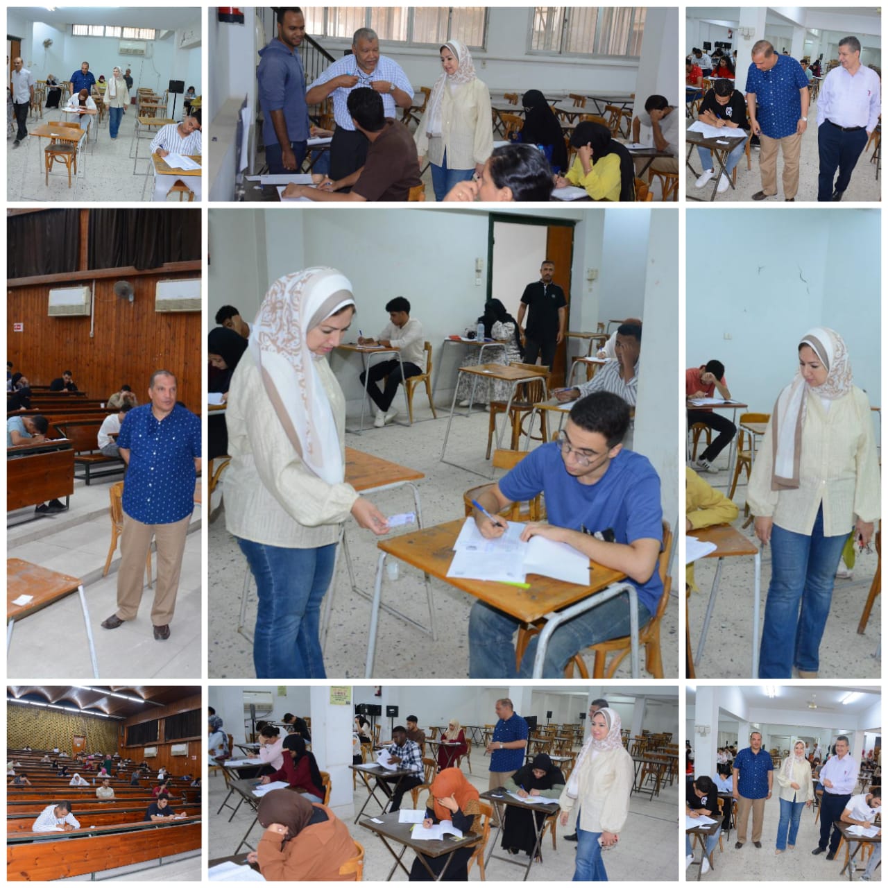 جولة عميد الكلية لتفقد إمتحانات الفصل الصيفى للعام الجامعى 2024/2025 م
