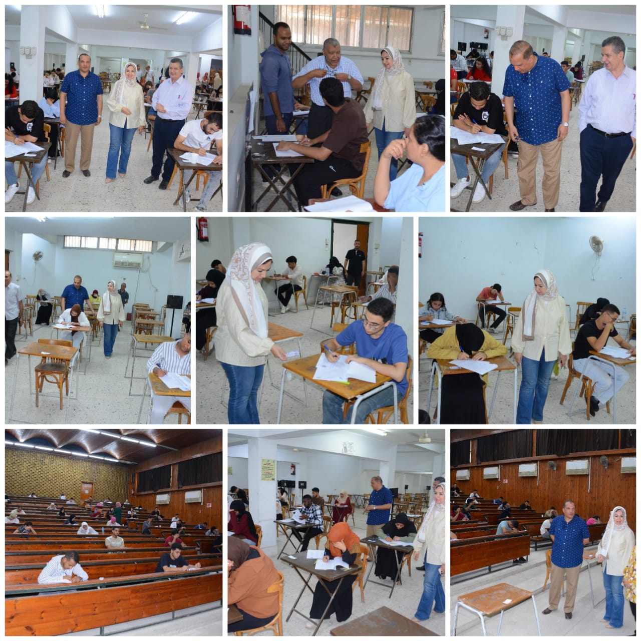 جولة عميد الكلية لتفقد إمتحانات الفصل الصيفى للعام الجامعى 2024/2025 م