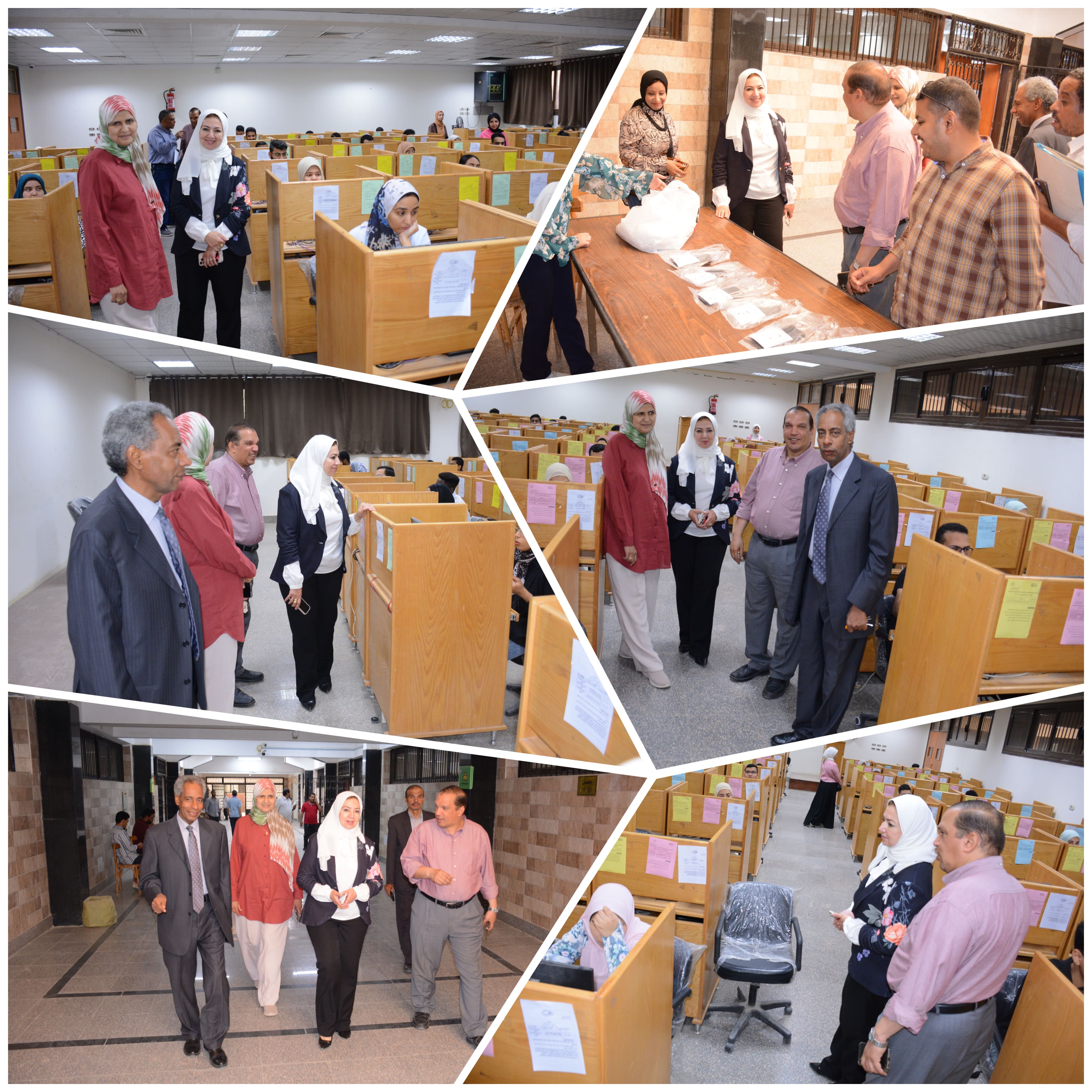 جولة عميد كلية الصيدلة  لمتابعة سير إمتحانات الفصل الدراسى الثانى  للعام الجامعى 2024/2025 م