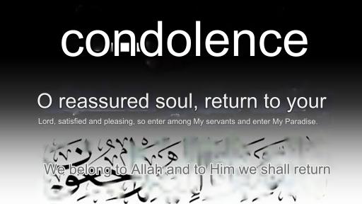 condolence