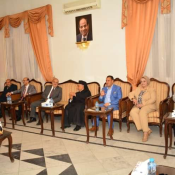 زيارة رئيس جامعة اسيوط السيد الاستاذ الدكتور /طارق الجمال إلى عدد من كنائس وأديرة أسيوط لتقديم التهنئة إلى الاخوة الاقباط بمناسبة عيد القيامة المجيد 